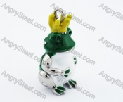 Stainless Steel Frog King Pendant - KJP010079