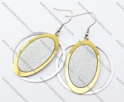 Stainless Steel Gold Plating Earrings - KJE130005