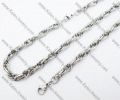 Necklace & Bracelet Jewelry Set - KJS100051