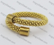 Gold Stainless Steel Wire Rings KJR450034