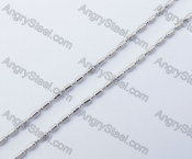 (price for 100 meters chain with 200pcs clasps) 2mm wide steel Round ball chain KJN150307