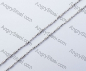 (price for 100 meters chain with 200pcs clasps) 1.5mm wide steel Round ball chain KJN150315