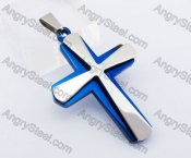 Blue Cross Pendant KJP140329