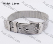 12mm Steel Mesh Wire Belt Buckle Bracelet KJB650014