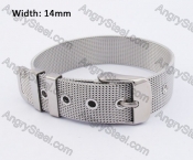 14mm Steel Mesh Wire Belt Buckle Bracelet KJB650015