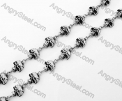 Stainless Steel Skull Necklace KJN170050