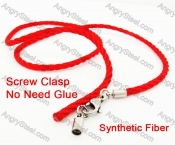 Steel Screw Clasp Synthetic Fiber Chain KJN790065