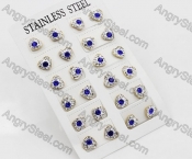 Price for 12 pairs Steel Earrings KJE101-0081