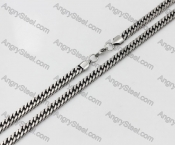 Retro Black Inside Steel Necklace KJN150627