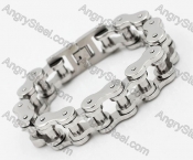 18mm Stainless Steel Motorcycle Chain Bracelet KJB710126