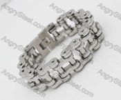 24cm Long Steel Bicycle Chain Bracelet KJB710106