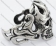 Skull Bangle - KJB350039 - 8