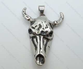 Cow Skull Pendant - KJP040170 (No Stock, Customized Jewelry)