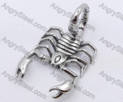 Stainless Steel Scorpion Pendant KJP170033