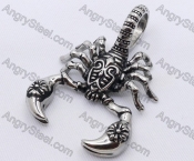 Stainless Steel Scorpion Pendant KJP170034