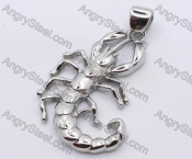 Stainless Steel Scorpion Pendant KJP170035