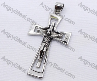 Stainless Steel Jesus Cross Pendant KJP170061