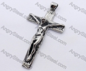 Stainless Steel Jesus Cross Pendant KJP170062