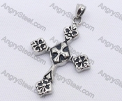 Stainless Steel Vintage Cross Pendant KJP170095