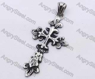 Stainless Steel Vintage Cross Pendant KJP170098