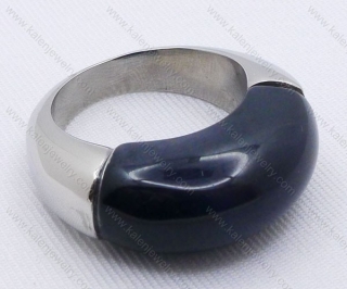 Wholesale stainless steel casual Stone Rings 