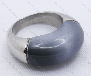 Wholesale online sale stainless steel aesthetic Stone Rings 