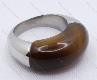 Wholesale online sale stainless steel nice Stone Rings 