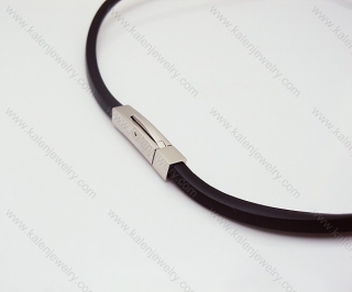 Wholesale stainless steel interesting Leather Small Necklaces - KJN130003