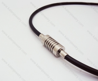 Wholesale stainless steel winning Leather Small Necklaces - KJN130006