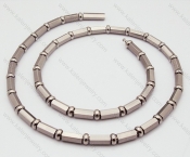 Wholesale online stainless steel artistic Leather Small Necklaces - KJN130013