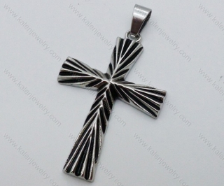 Stainless Steel Cross Pendant - KJP050437