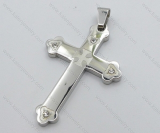 Stainless Steel Cross Pendant - KJP050438