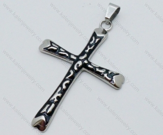 Vintage Stainless Steel Cross Pendant - KJP050451