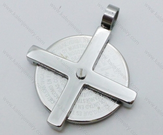 Stainless Steel Cross Pendant - KJP050471