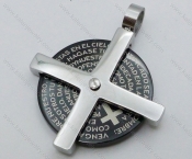 Stainless Steel Cross Pendant - KJP050473