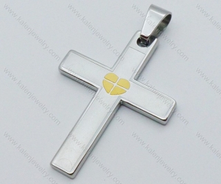 Stainless Steel Cross Pendant - KJP050475