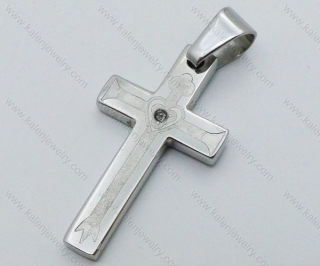 Stainless Steel Cross Pendant - KJP050477