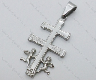 Stainless Steel Cross Pendant - KJP050483