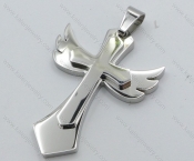 Stainless Steel Cross Pendant - KJP050511