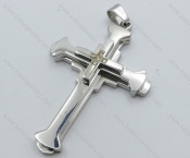 Stainless Steel Cross Pendant - KJP050532