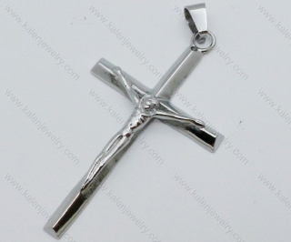 Stainless Steel Jesus Cross Pendant - KJP050564