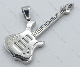 Steel White Stainless Steel Guitar Pendants of Kalen Jewelry - KJP050918