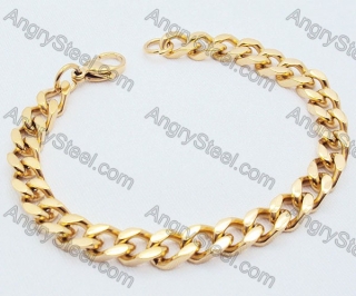 Stainless Steel Gold Plating Bracelet - KJB200010