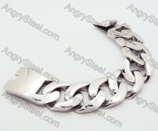 316L Stainless Steel Big & Heavy Bracelet For Men - KJB200017