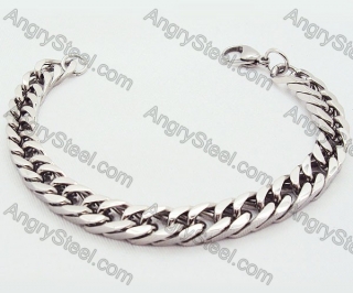 Silver Plated Stainless Steel Stamping Men's Bracelets of Kalen Jewelry - KJB200039