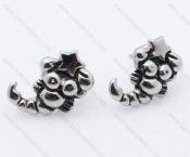 Lovely Stainless Steel Scorpio Earrings