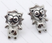 Cute Stainless Steel Lion Earrings