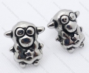 Stainless Steel Ram Earrings