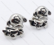 Cute Stainless Steel Aries Earrings