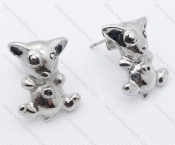 Stainless Steel Mouse Earrings